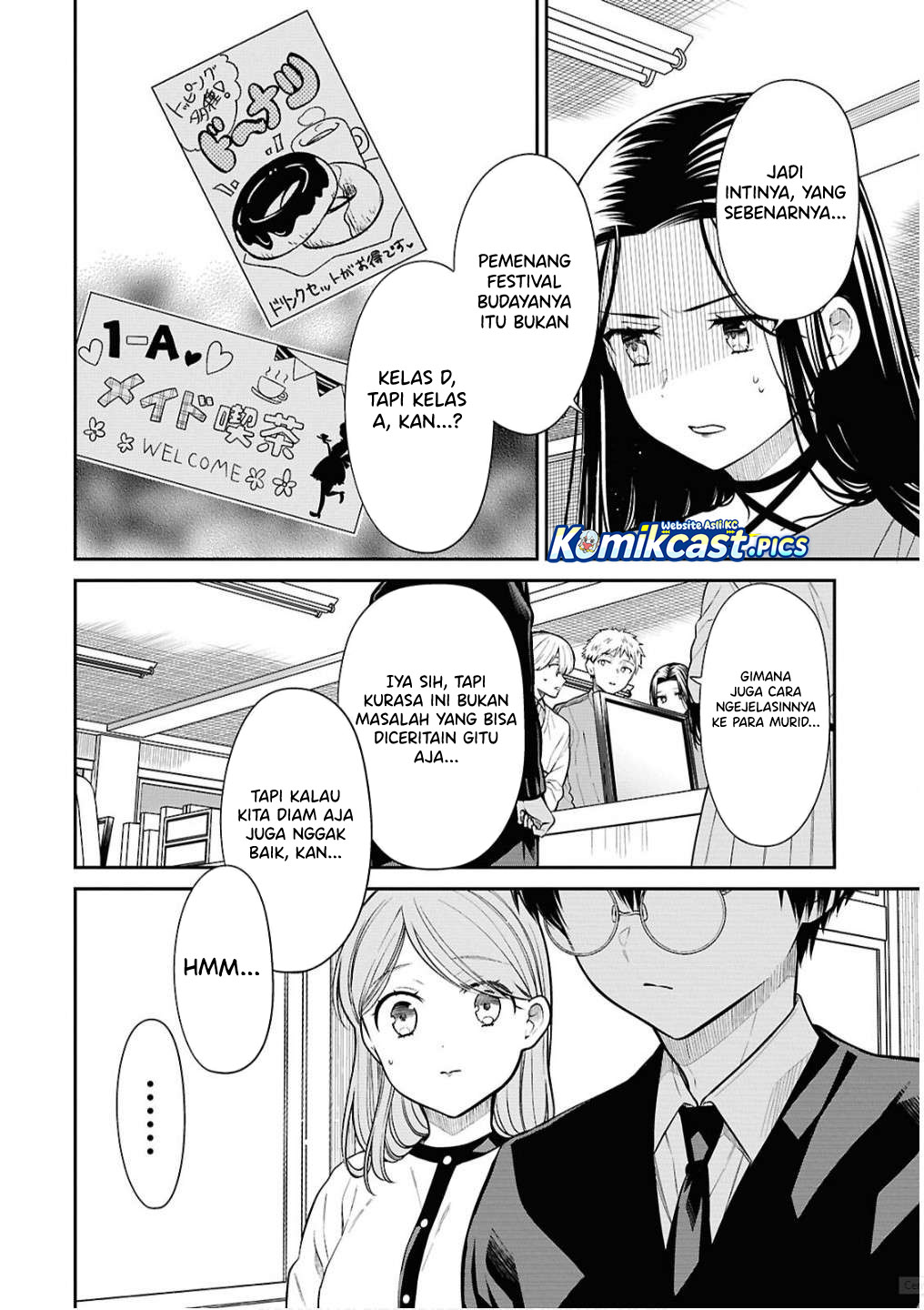 1-nen A-gumi no Monster Chapter 79 Bahasa Indonesia