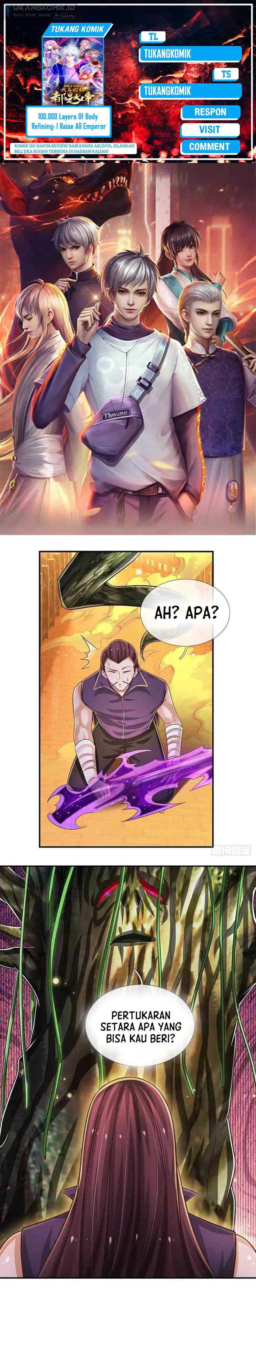 100.000 Layers Of Body Refining: I Raise All Emperor chapter 270