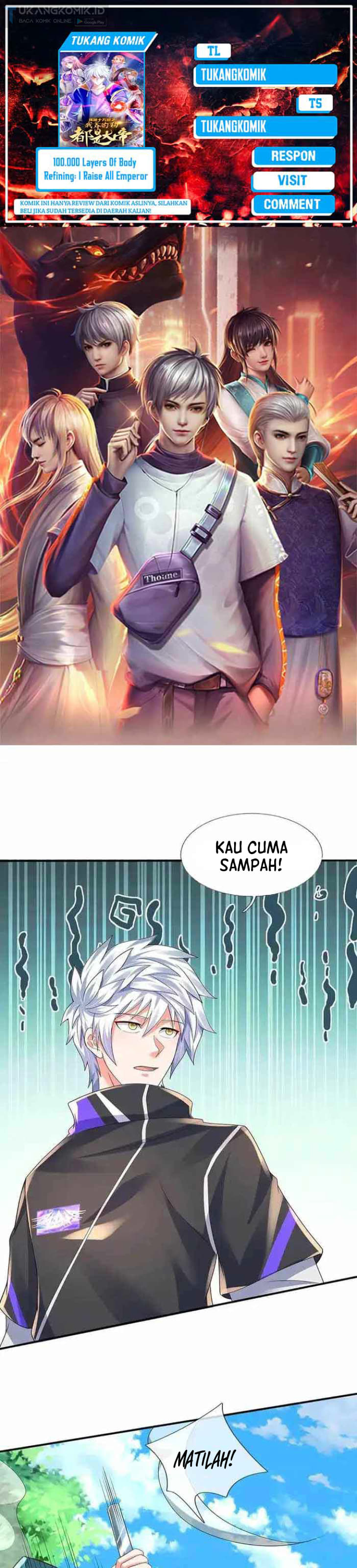 100.000 Layers Of Body Refining: I Raise All Emperor chapter 329