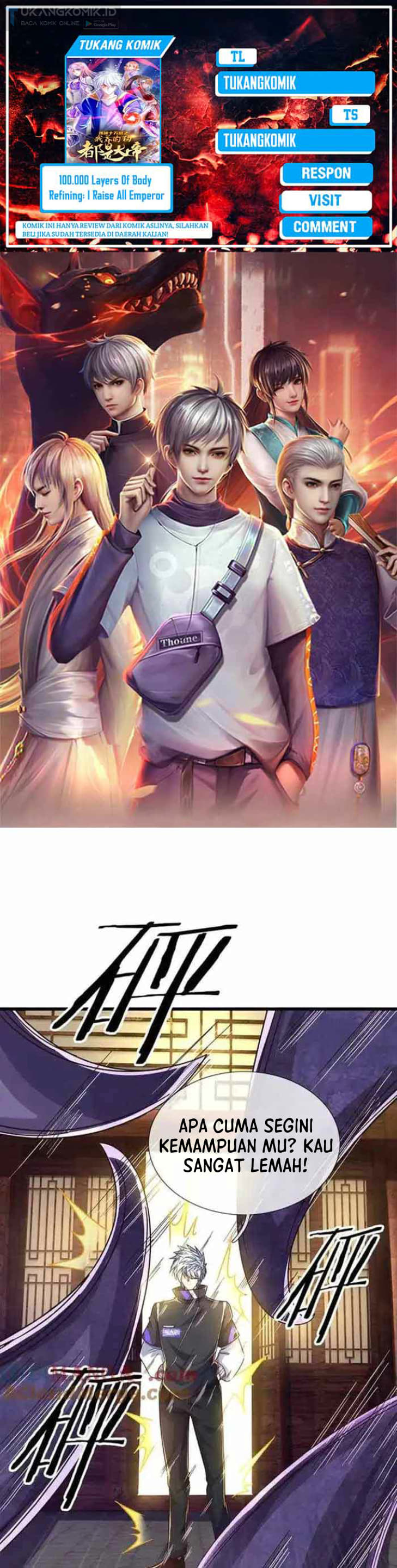 100.000 Layers Of Body Refining: I Raise All Emperor chapter 344
