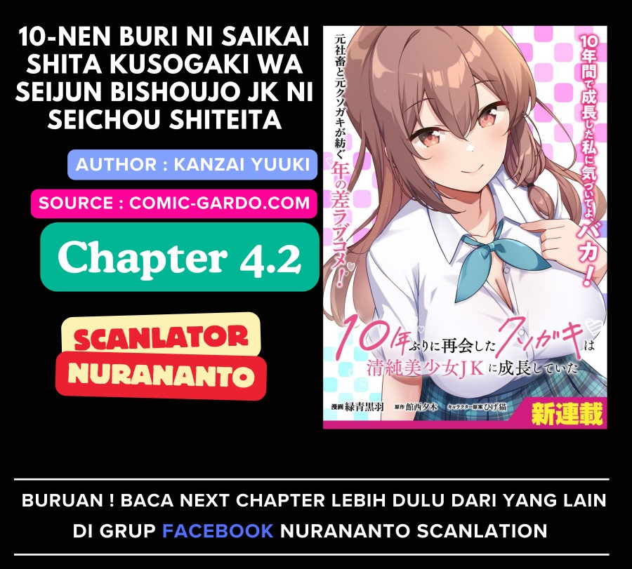 10-Nen Buri ni Saikai shita Kusogaki wa Seijun Bishoujo JK ni Seichou shiteita chapter 4