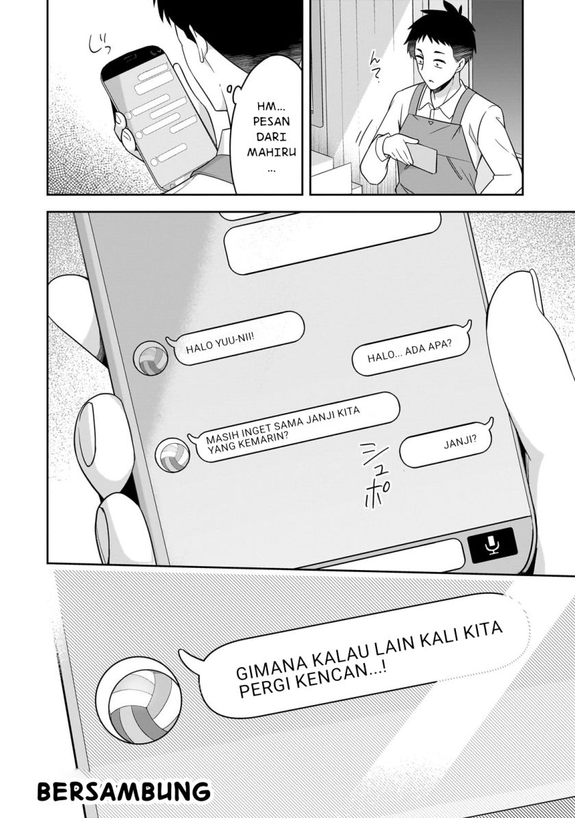 10-Nen Buri ni Saikai shita Kusogaki wa Seijun Bishoujo JK ni Seichou shiteita Chapter 06.2 Bahasa Indonesia