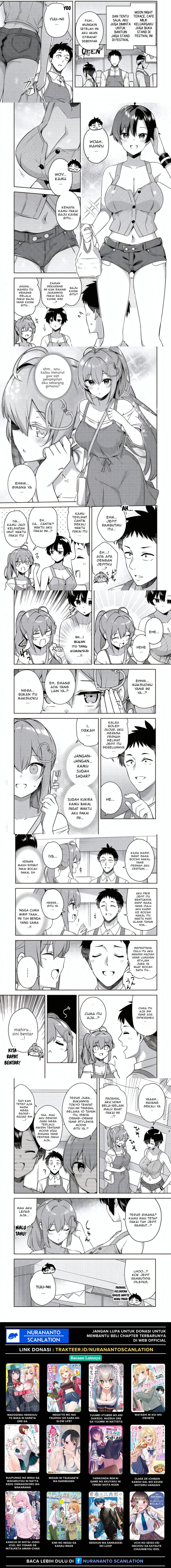 10-Nen Buri ni Saikai shita Kusogaki wa Seijun Bishoujo JK ni Seichou shiteita Chapter 13.1 Bahasa Indonesia