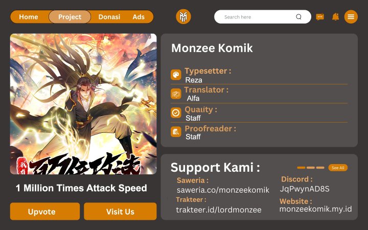 1 Million Times Attack Speed Chapter 94 Bahasa Indonesia