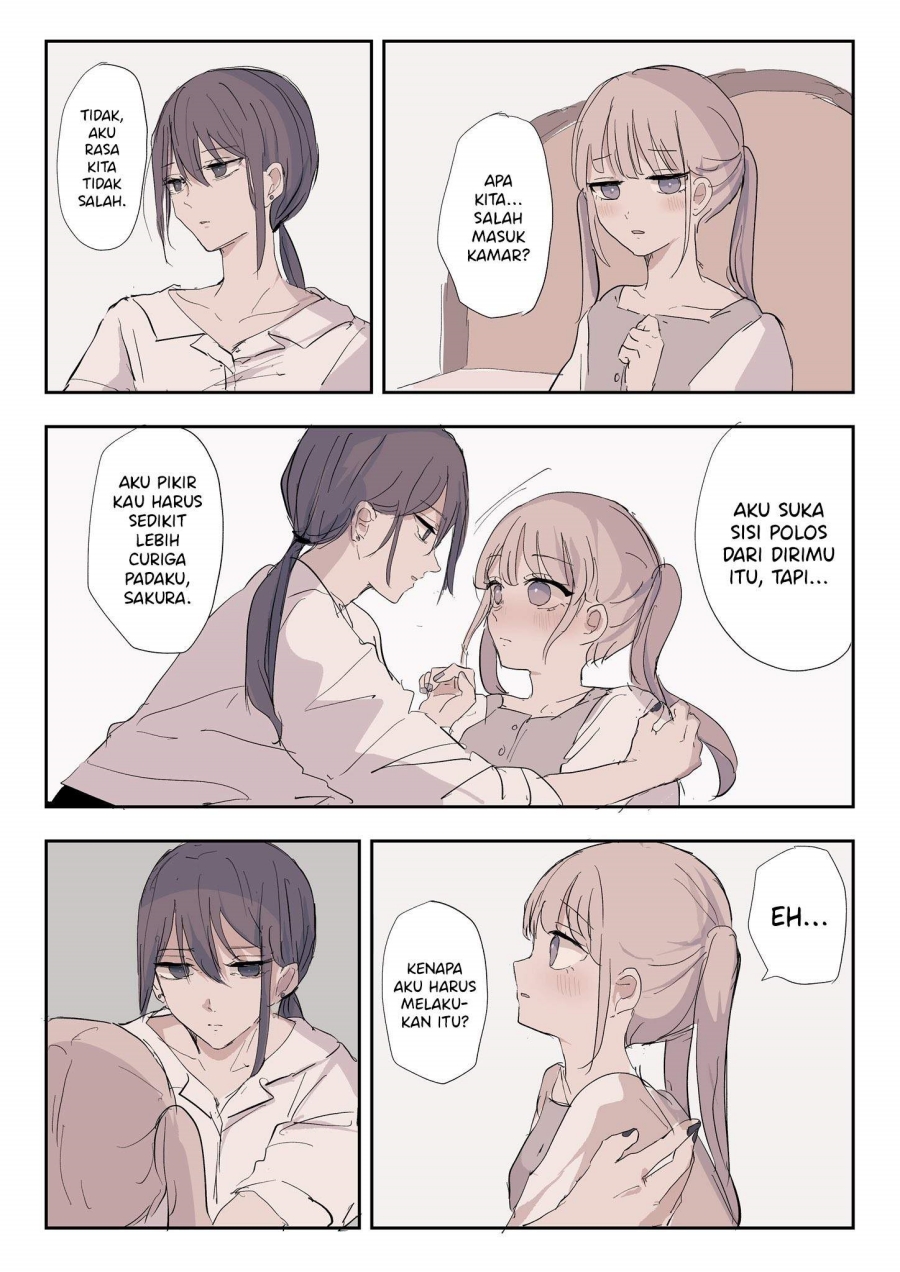 A Story About an Innocent Girl Who Doesn’t Know What a Love Hotel Is and the Worried Girlfriend Who Is Dating Her chapter 0