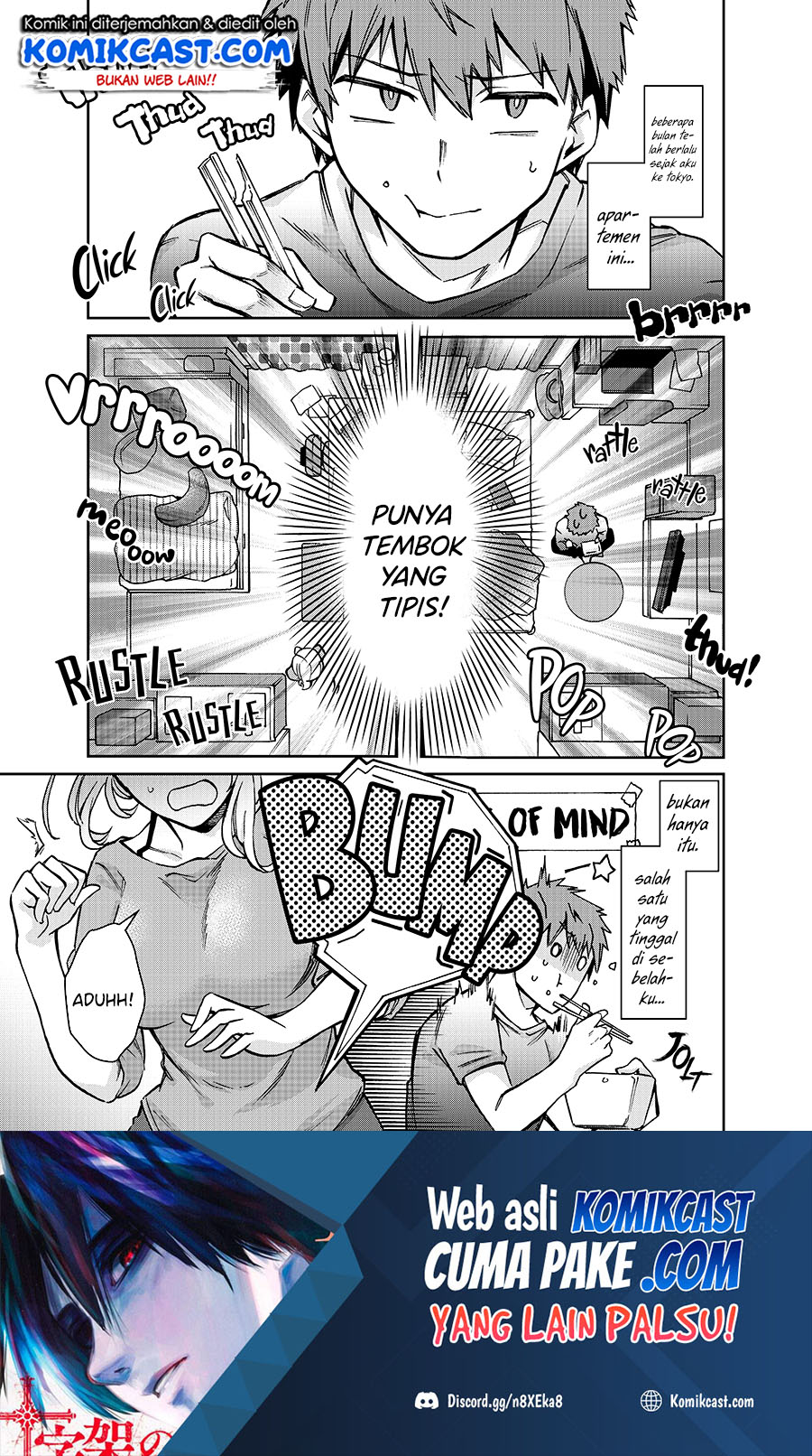 Bothered by My Neighbor’s Noises Chapter 00 Bahasa Indonesia