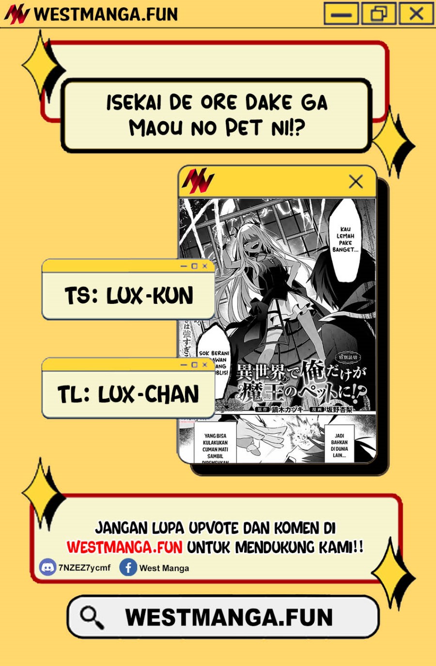 Isekai de Ore dake ga Maou no Pet ni!? chapter null