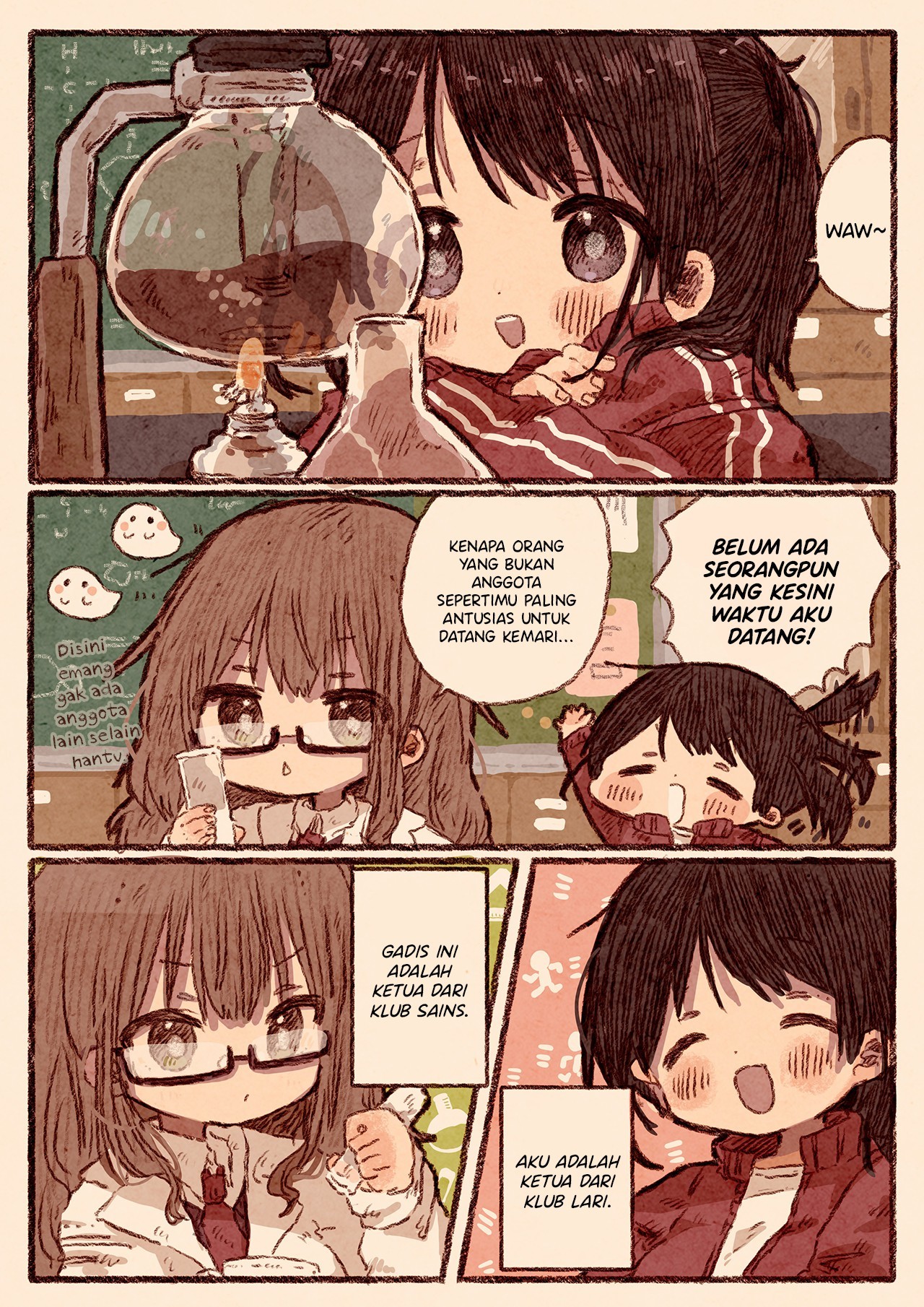 Rikei Joshi to Taiikukaikei Joshi no Yuri Manga chapter 1