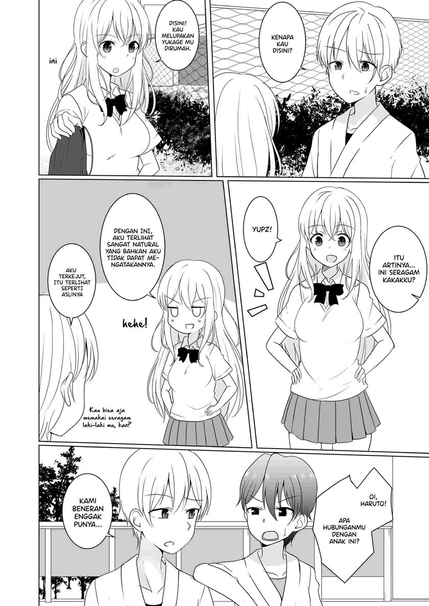 A Boy Who Loves Genderswap Got Genderswapped, so He Acts Out His Ideal Genderswap Girl Chapter 10 Bahasa Indonesia