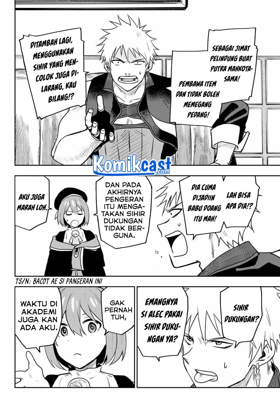 A Court Magician, Who Was Focused On Supportive Magic Because His Allies Were Too Weak, Aims To Become The Strongest After Being Banished Chapter 05 Bahasa Indonesia