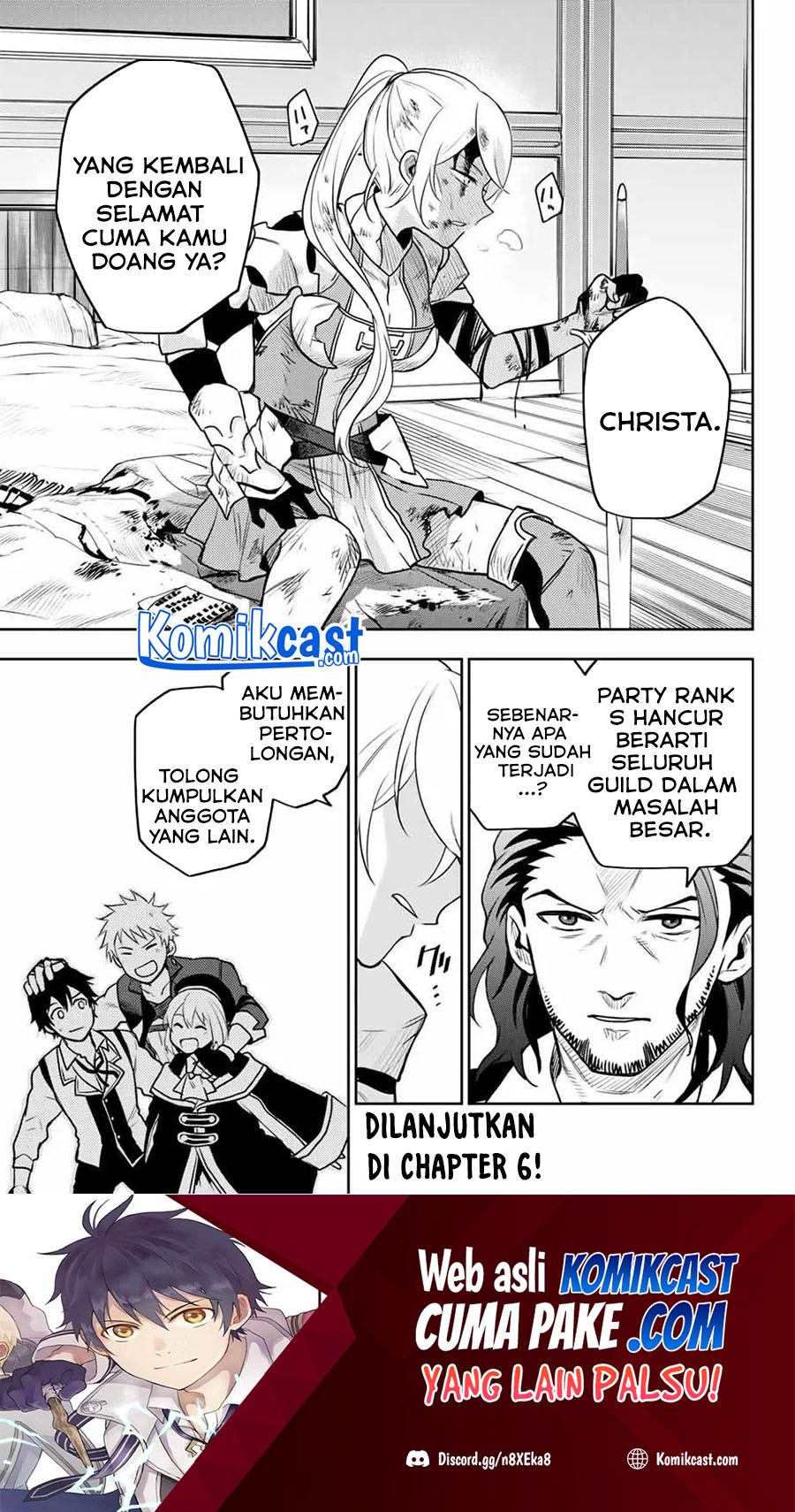 A Court Magician, Who Was Focused On Supportive Magic Because His Allies Were Too Weak, Aims To Become The Strongest After Being Banished Chapter 05 Bahasa Indonesia