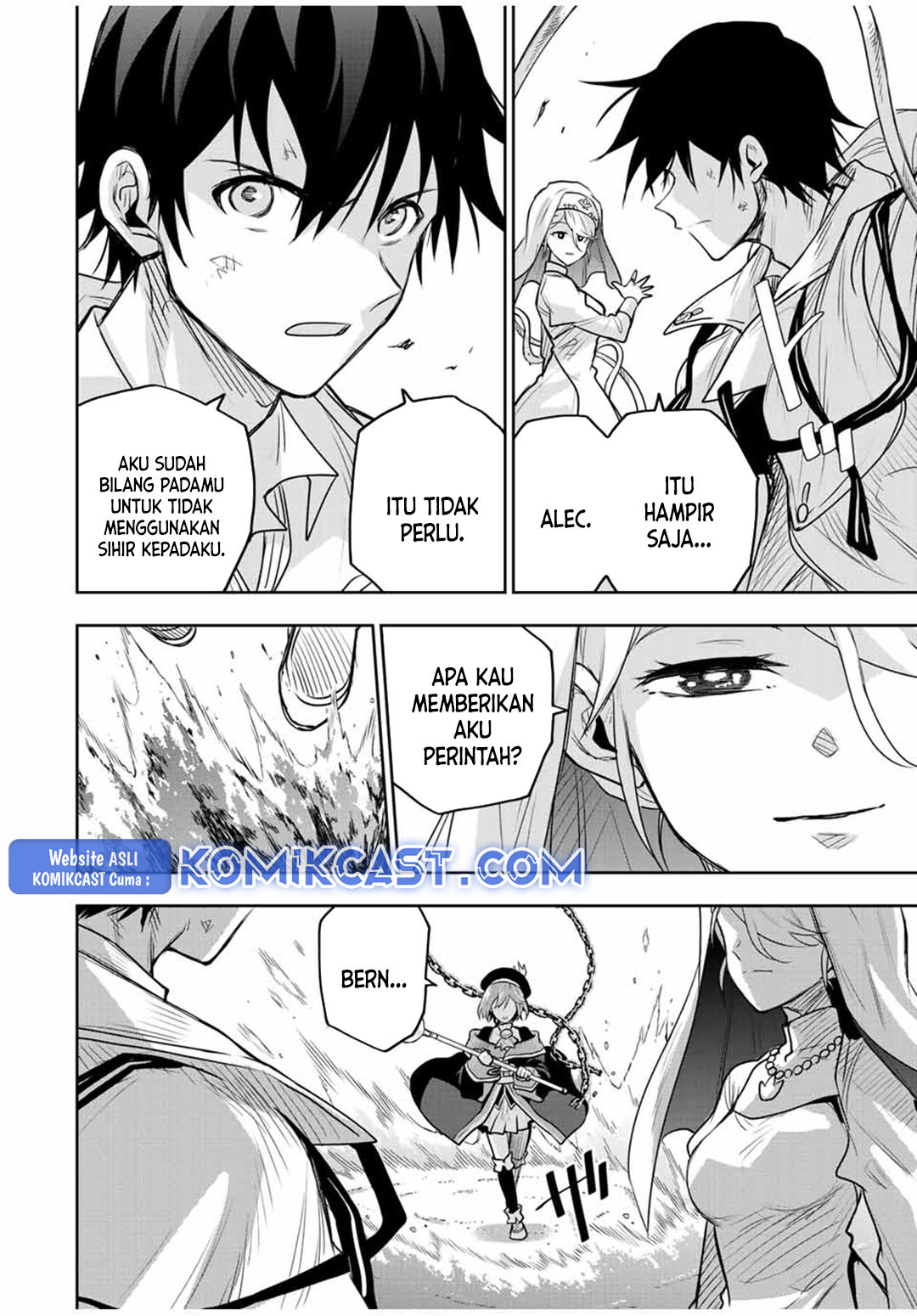 A Court Magician, Who Was Focused On Supportive Magic Because His Allies Were Too Weak, Aims To Become The Strongest After Being Banished Chapter 138 Bahasa Indonesia