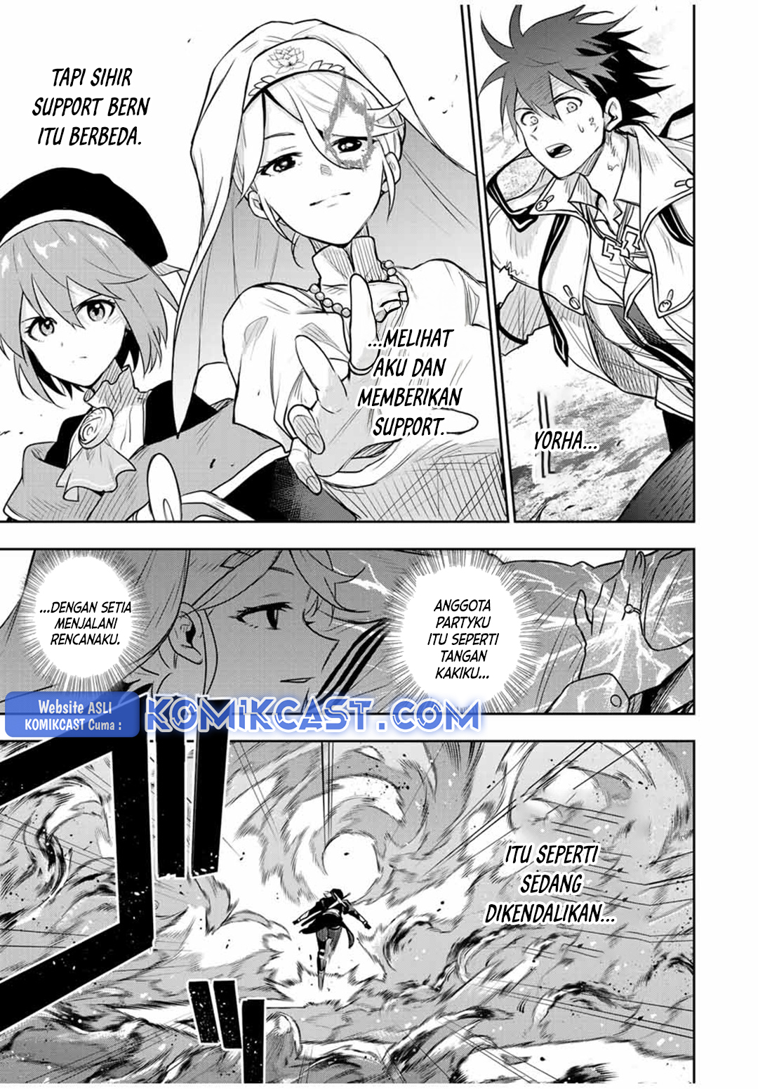A Court Magician, Who Was Focused On Supportive Magic Because His Allies Were Too Weak, Aims To Become The Strongest After Being Banished Chapter 138 Bahasa Indonesia