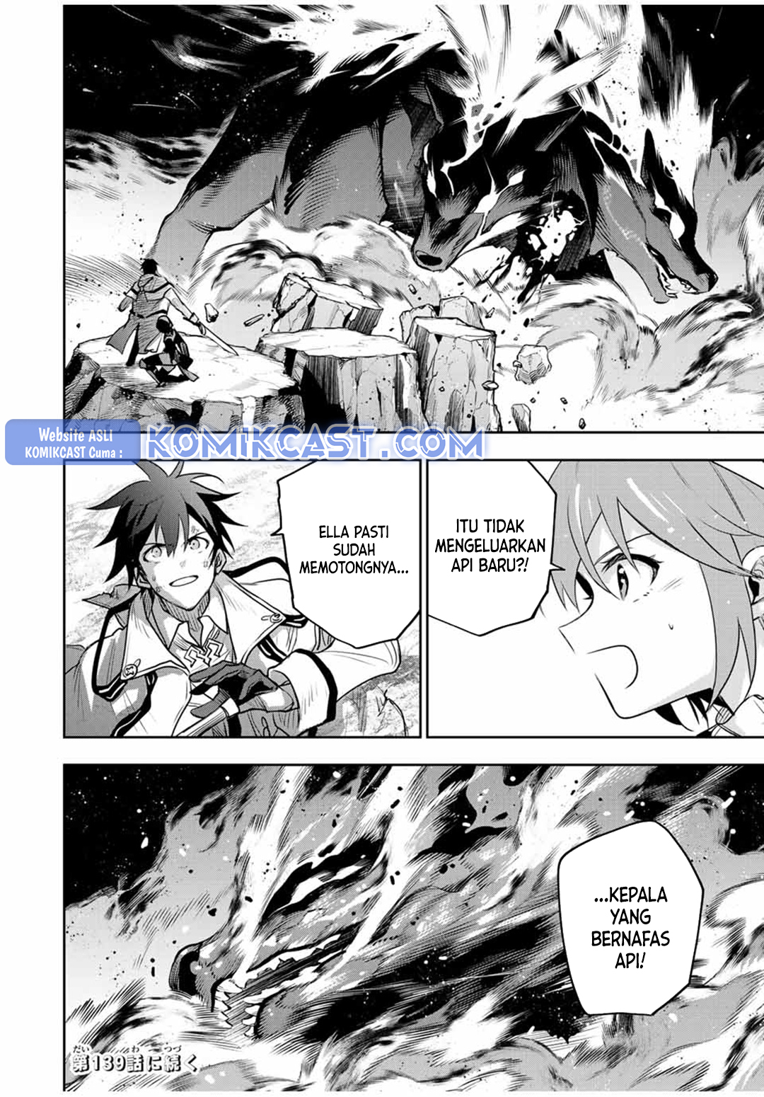 A Court Magician, Who Was Focused On Supportive Magic Because His Allies Were Too Weak, Aims To Become The Strongest After Being Banished Chapter 138 Bahasa Indonesia