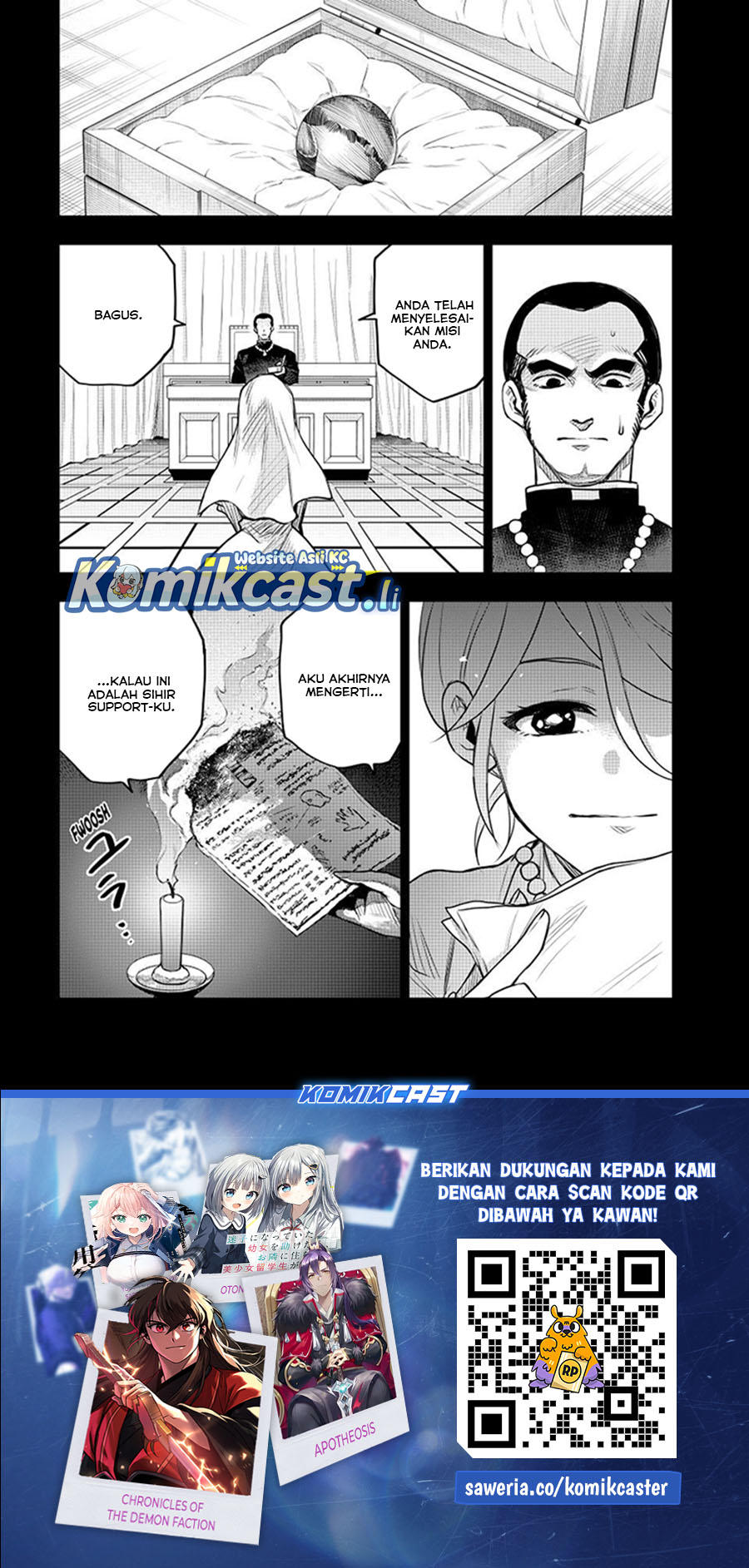 A Court Magician, Who Was Focused On Supportive Magic Because His Allies Were Too Weak, Aims To Become The Strongest After Being Banished (Mikata ga Yowasugite Hojo Mahou ni Tesshiteita Kyuutei Mahoushi, Tsuihou Sarete Saikyou wo Mezashimasu) chapter 141