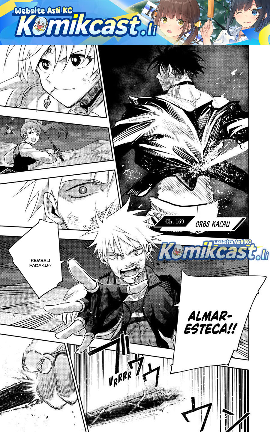 A Court Magician, Who Was Focused On Supportive Magic Because His Allies Were Too Weak, Aims To Become The Strongest After Being Banished Chapter 169 Bahasa Indonesia