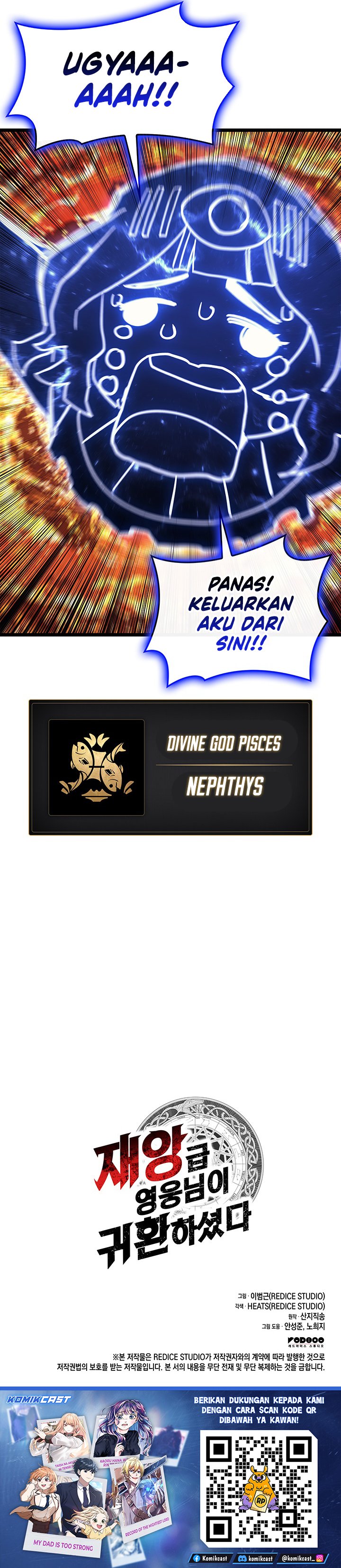 A Disaster-Class Hero Has Returned Chapter 153 Bahasa Indonesia