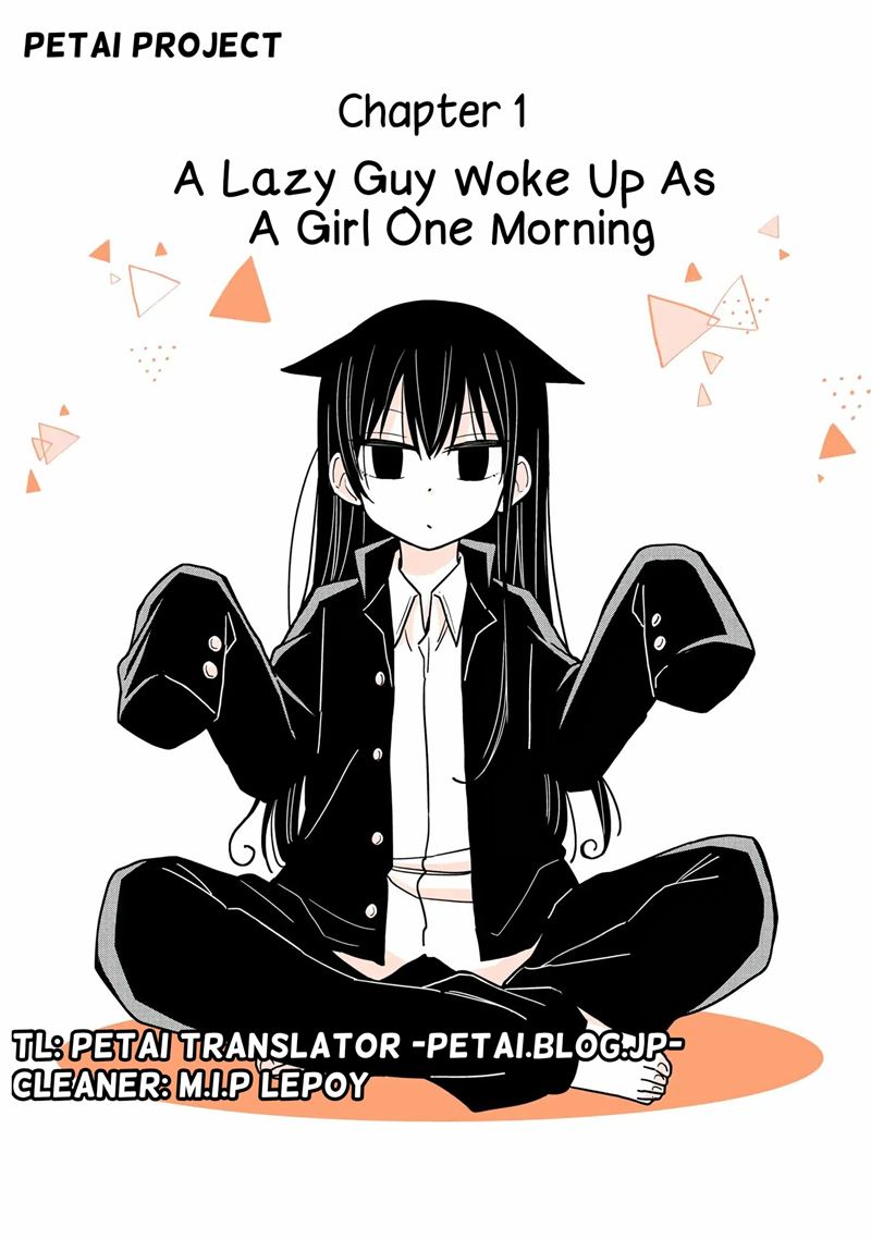 A Lazy Guy Woke Up As A Girl One Morning Chapter 01 Bahasa Indonesia