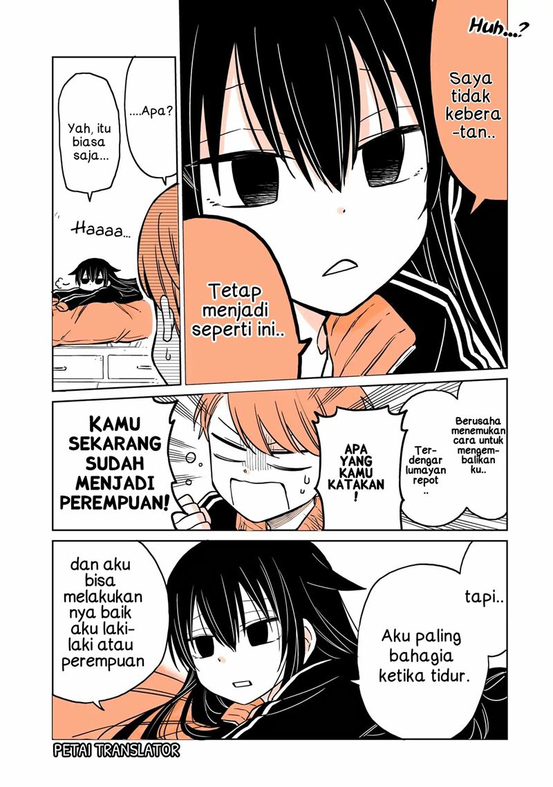 A Lazy Guy Woke Up As A Girl One Morning Chapter 01 Bahasa Indonesia