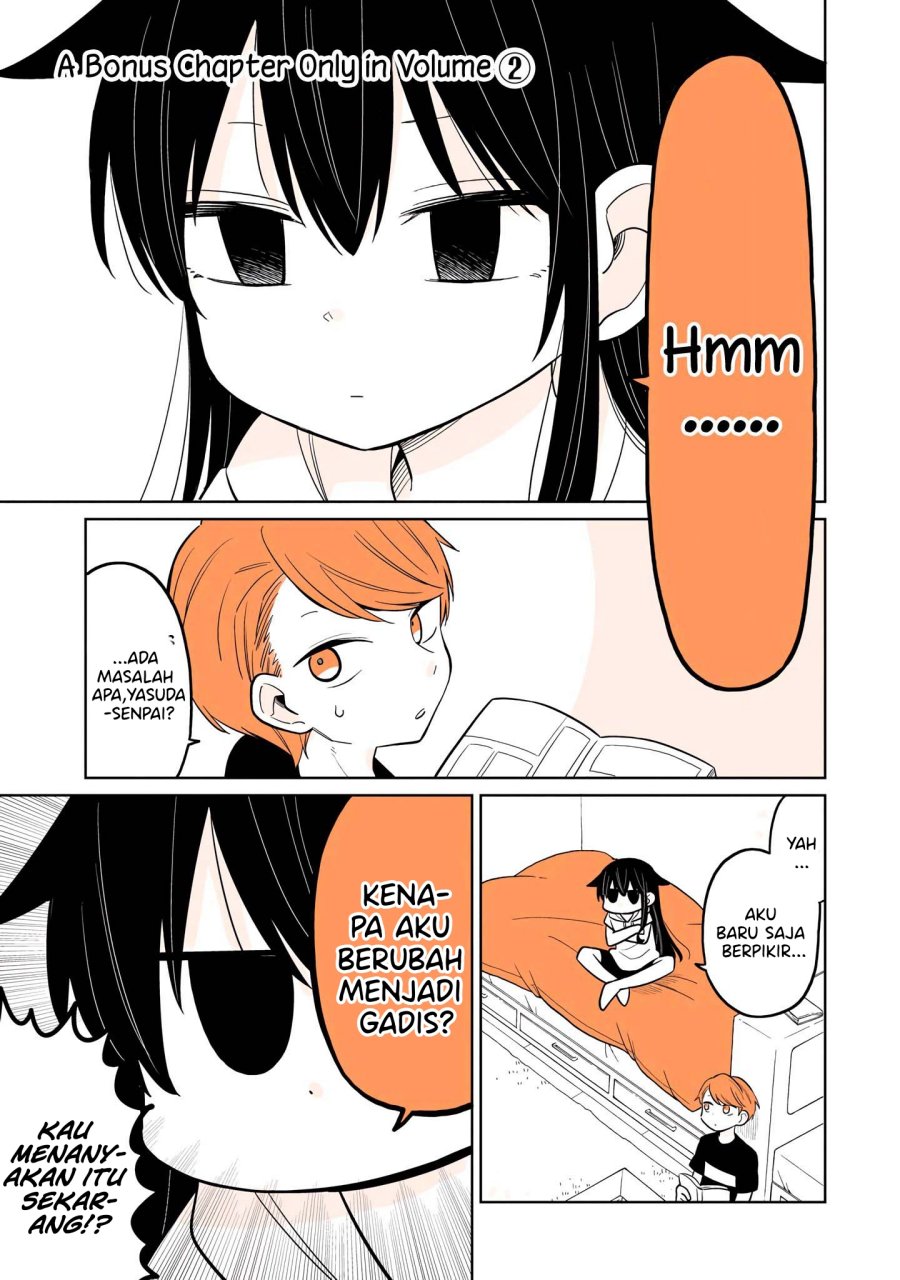 A Lazy Guy Woke Up as a Girl One Morning Chapter 15.1 Bahasa Indonesia