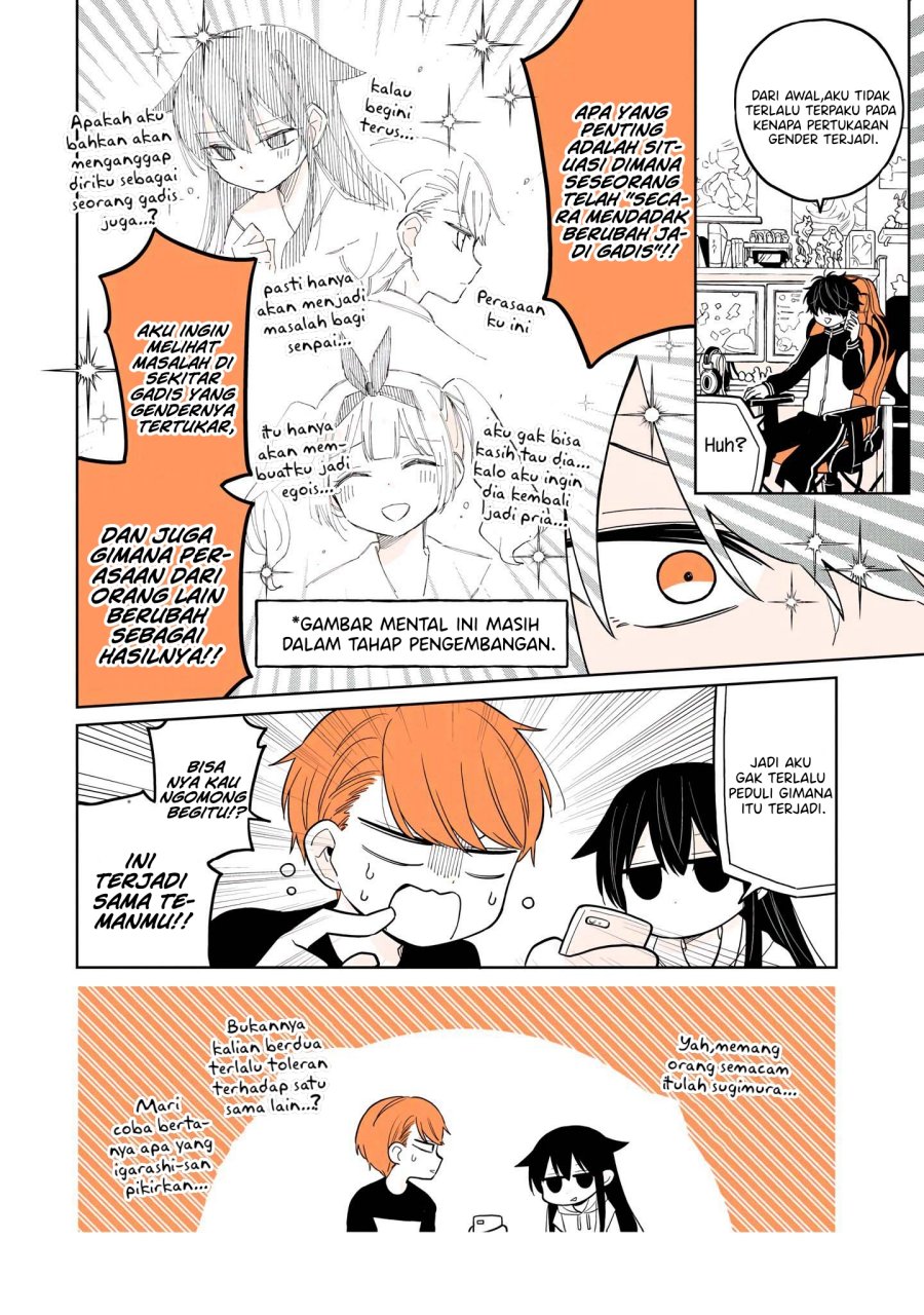 A Lazy Guy Woke Up as a Girl One Morning Chapter 15.1 Bahasa Indonesia
