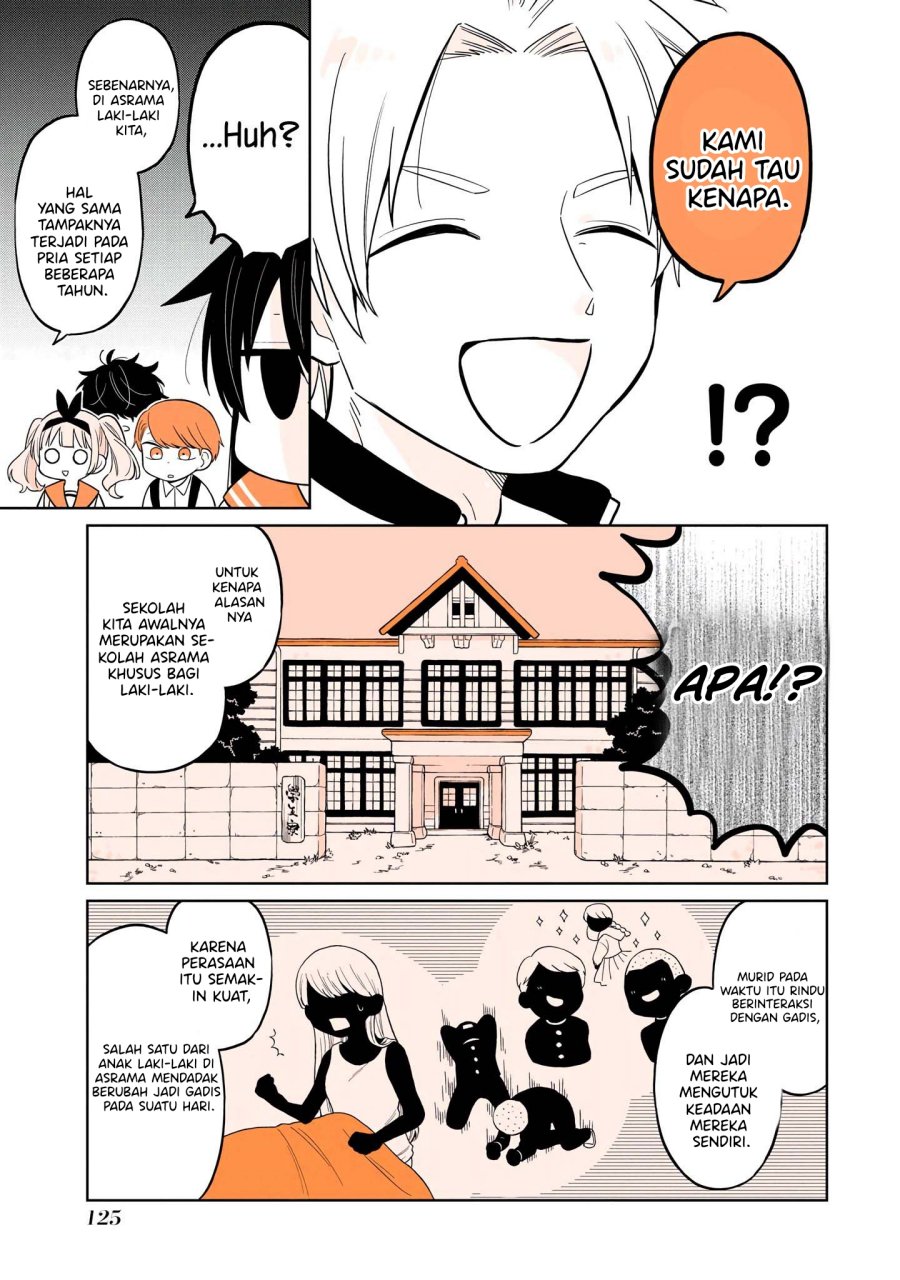 A Lazy Guy Woke Up as a Girl One Morning Chapter 15.1 Bahasa Indonesia