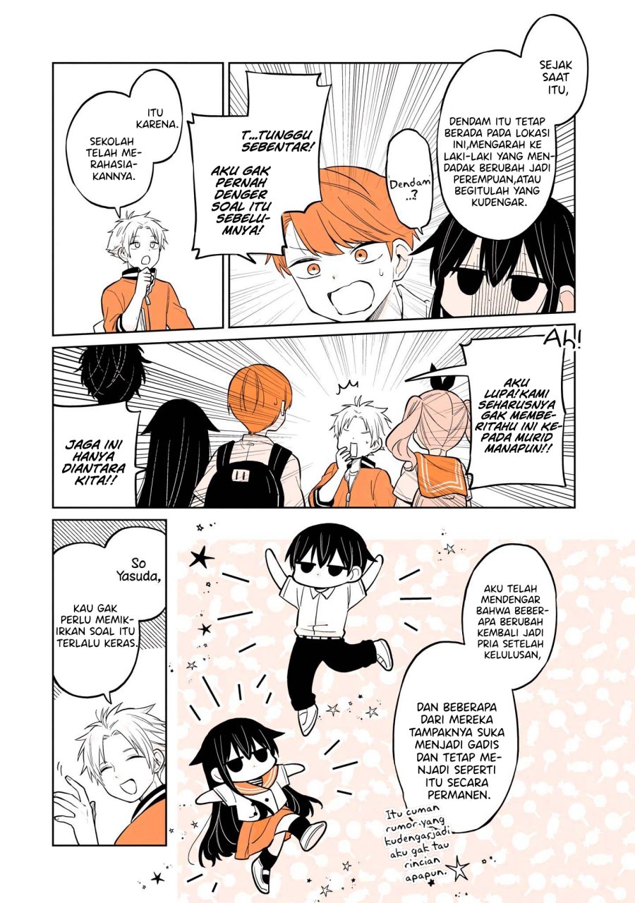 A Lazy Guy Woke Up as a Girl One Morning Chapter 15.1 Bahasa Indonesia