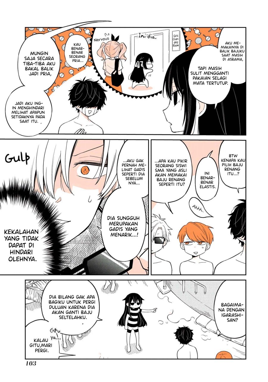 A Lazy Guy Woke Up as a Girl One Morning Chapter 15 Bahasa Indonesia