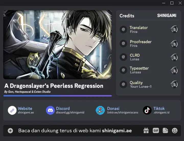 A Dragonslayer’s Peerless Regression Chapter 17 Bahasa Indonesia