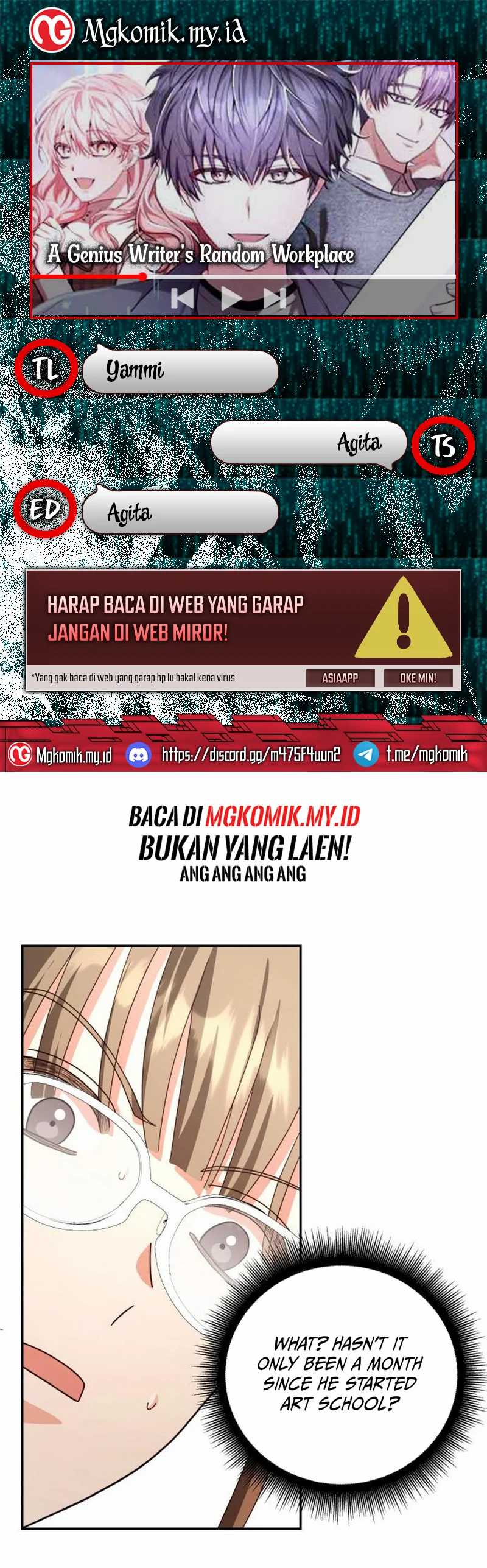 A Genius Writer’s Random Workplace Chapter 70 Bahasa Indonesia