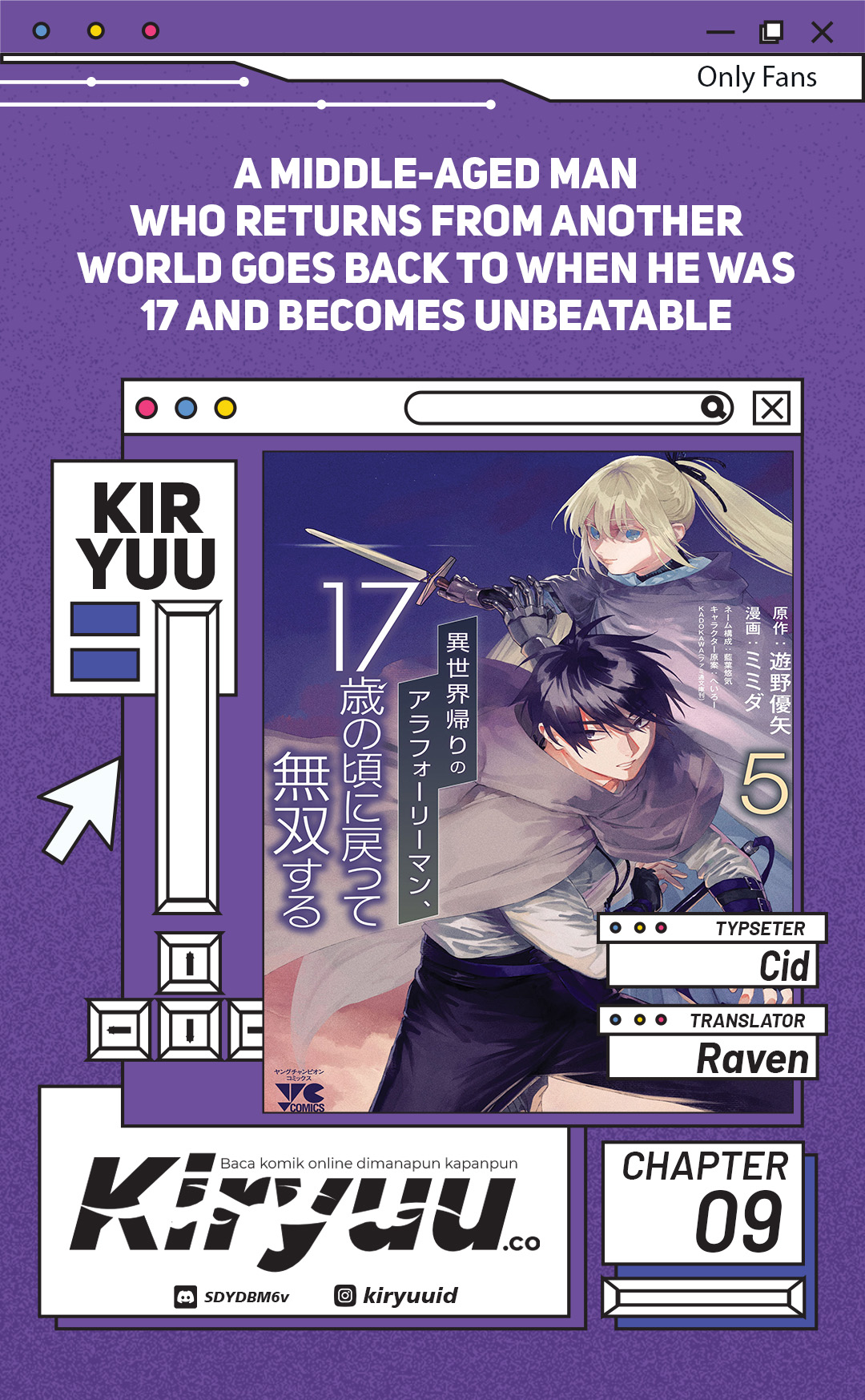 A Middle-Aged Man Who Returns From Another World Goes Back to When He Was 17 and Becomes Unbeatable chapter 9