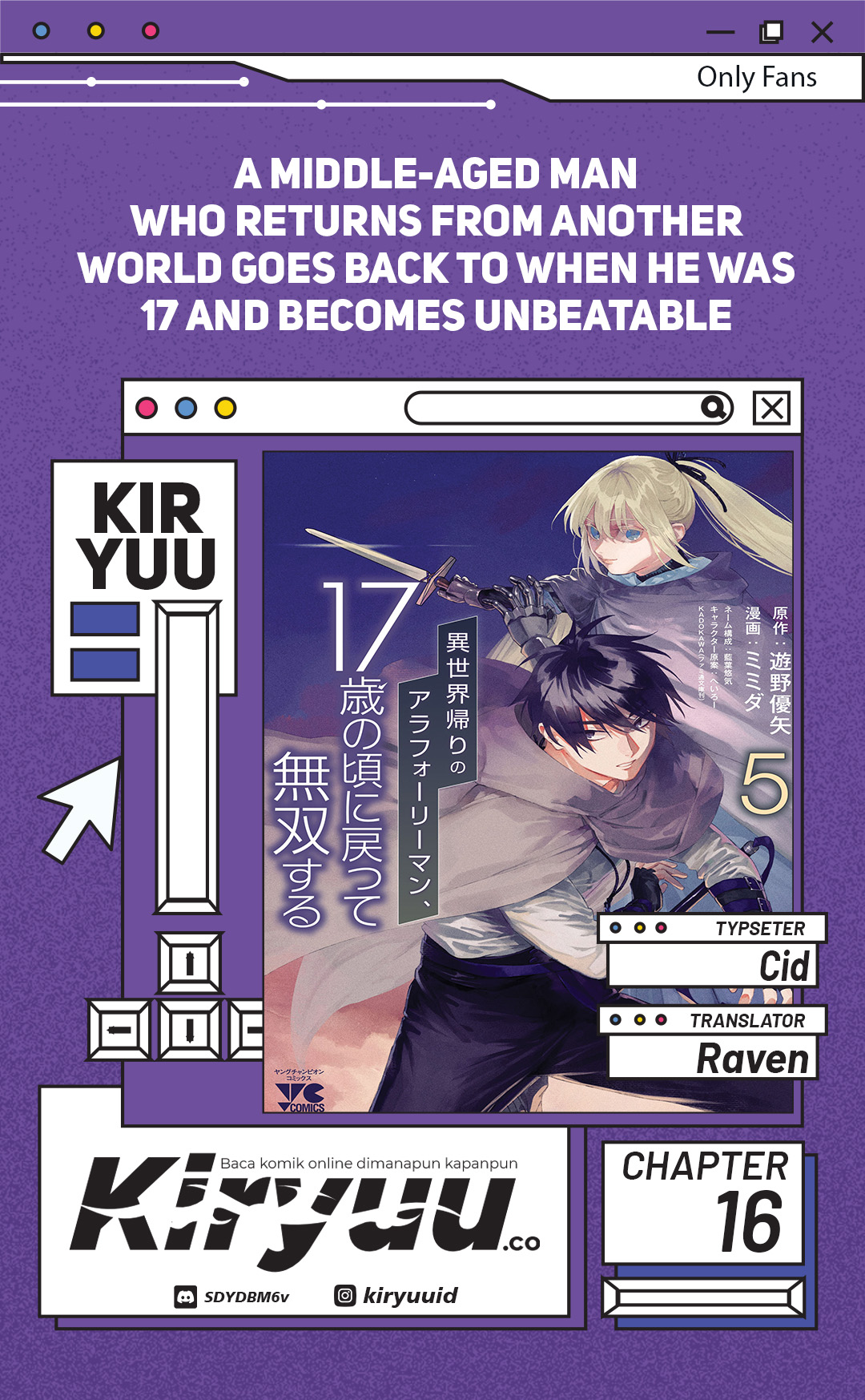 A Middle-Aged Man Who Returns From Another World Goes Back to When He Was 17 and Becomes Unbeatable chapter 16