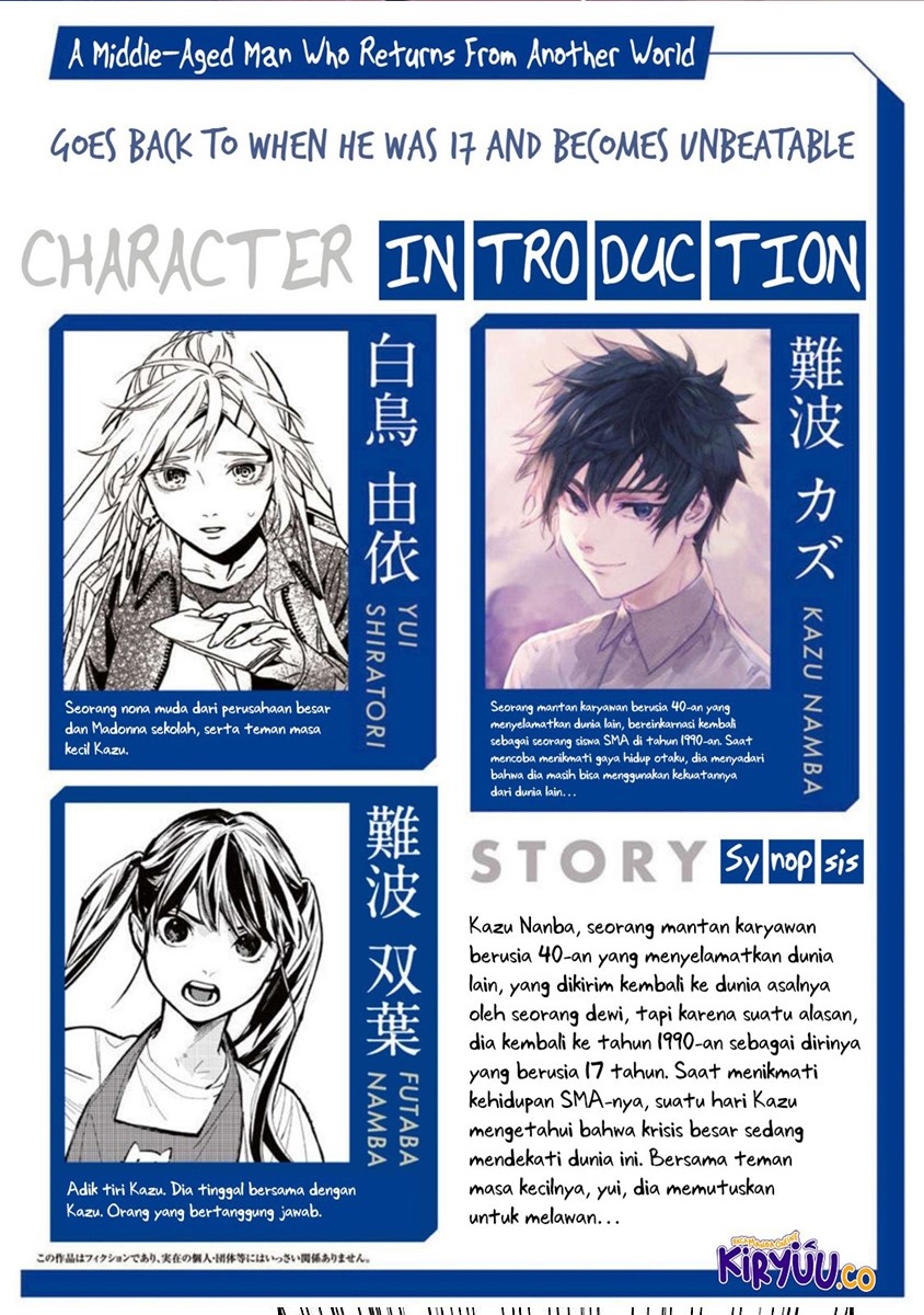 A Middle-Aged Man Who Returns From Another World Goes Back to When He Was 17 and Becomes Unbeatable chapter 35