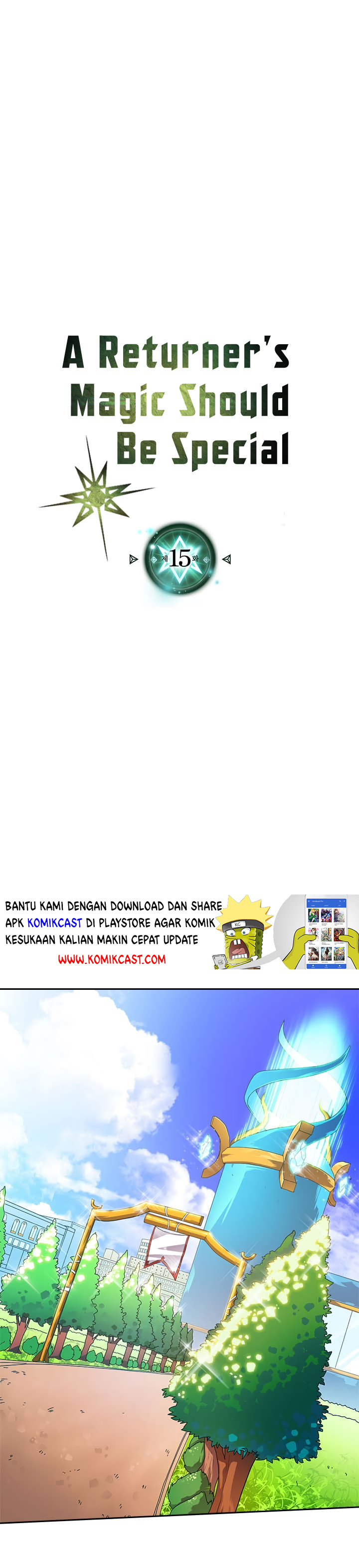 A Returner’s Magic Should Be Special Chapter 15 Bahasa Indonesia