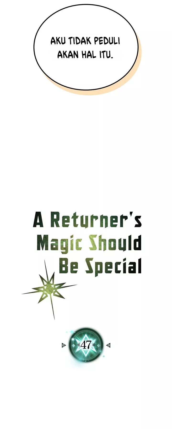 A Returner’s Magic Should Be Special chapter 47