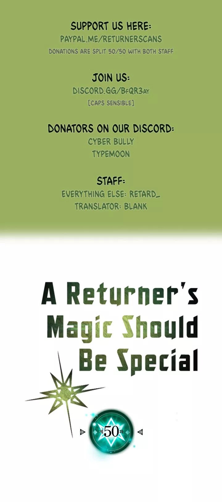 A Returner’s Magic Should Be Special chapter 50