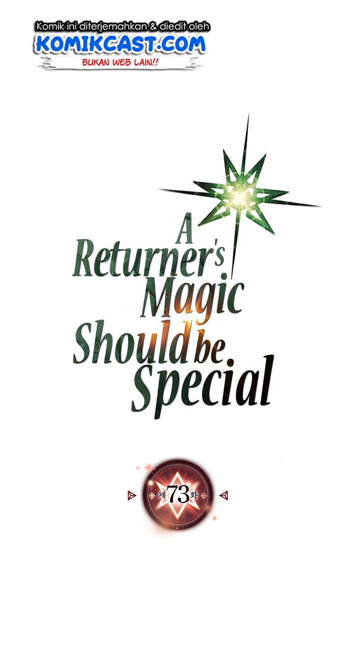 A Returner’s Magic Should Be Special Chapter 73 Bahasa Indonesia