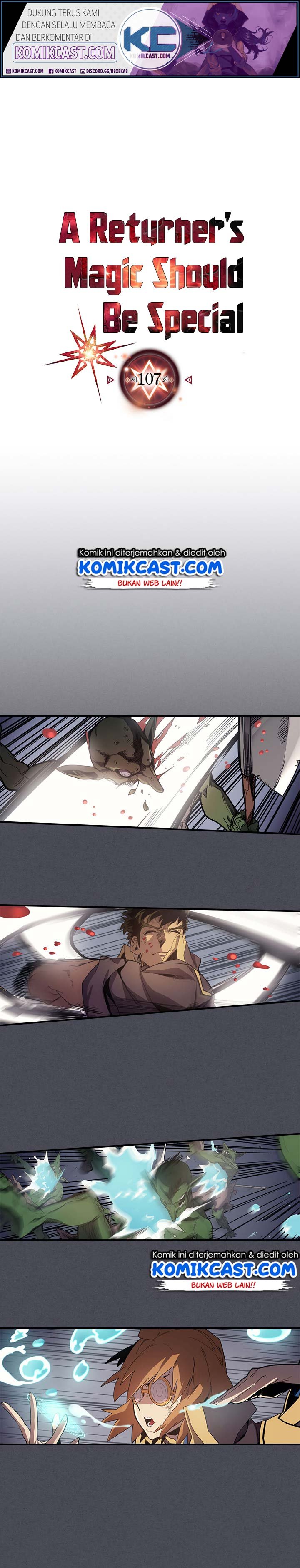 A Returner’s Magic Should Be Special Chapter 107 Bahasa Indonesia