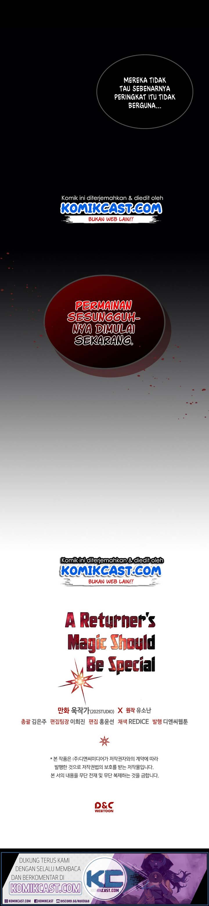 A Returner’s Magic Should Be Special Chapter 107 Bahasa Indonesia