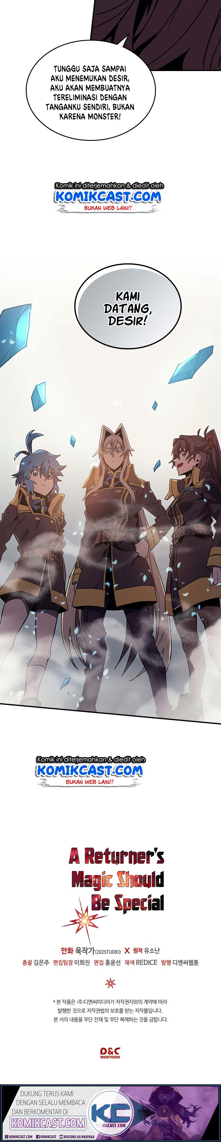 A Returner’s Magic Should Be Special Chapter 111 Bahasa Indonesia