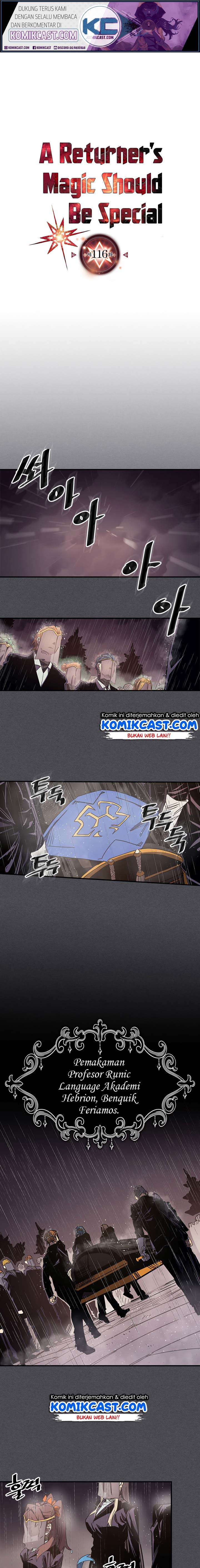 A Returner’s Magic Should Be Special Chapter 116 Bahasa Indonesia