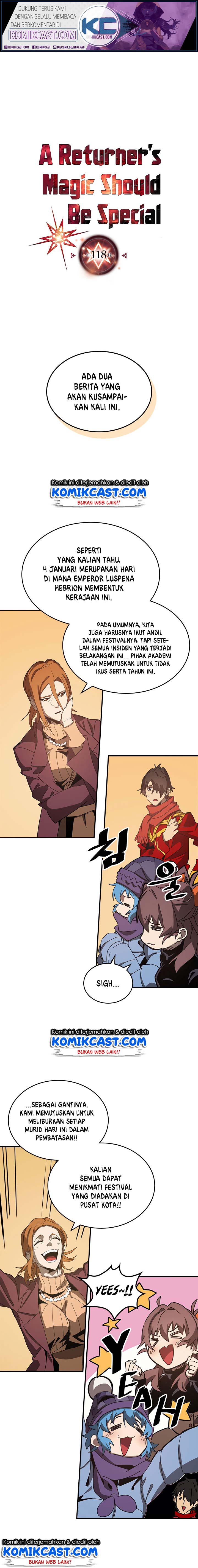 A Returner’s Magic Should Be Special chapter 118