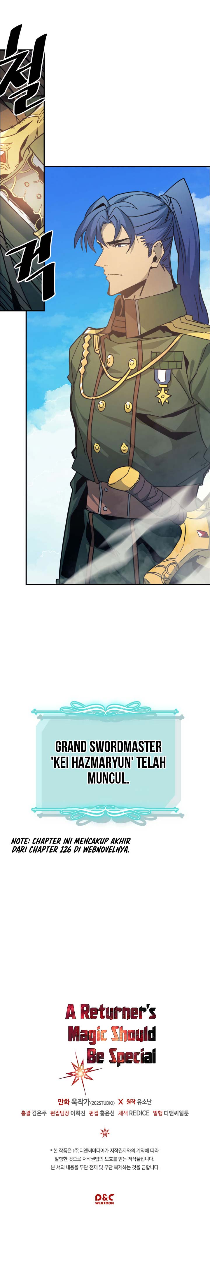 A Returner’s Magic Should Be Special Chapter 123 Bahasa Indonesia