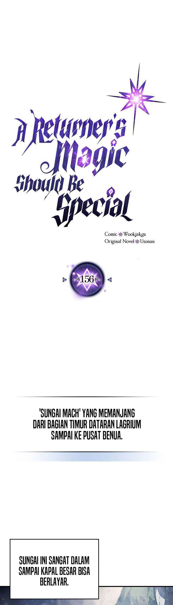 A Returner’s Magic Should Be Special Chapter 156 Bahasa Indonesia