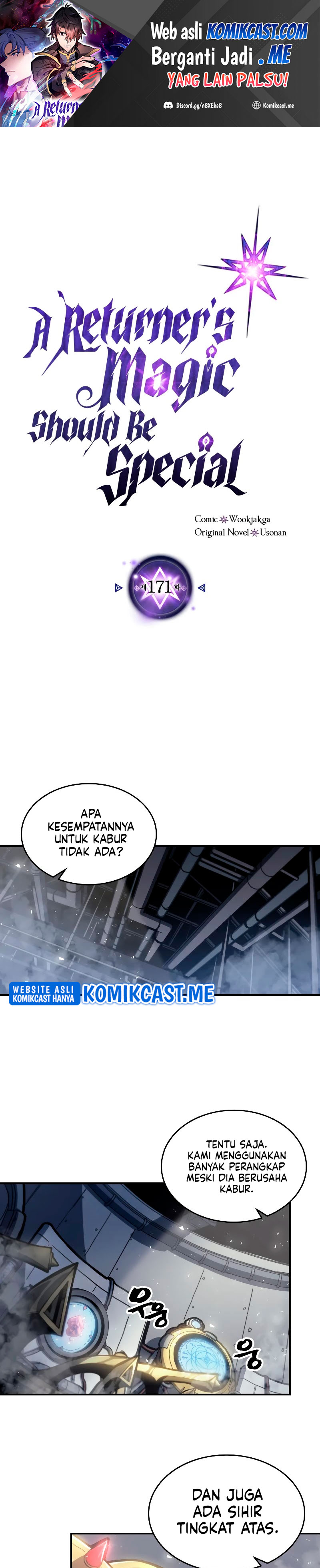 A Returner’s Magic Should Be Special Chapter 171 Bahasa Indonesia