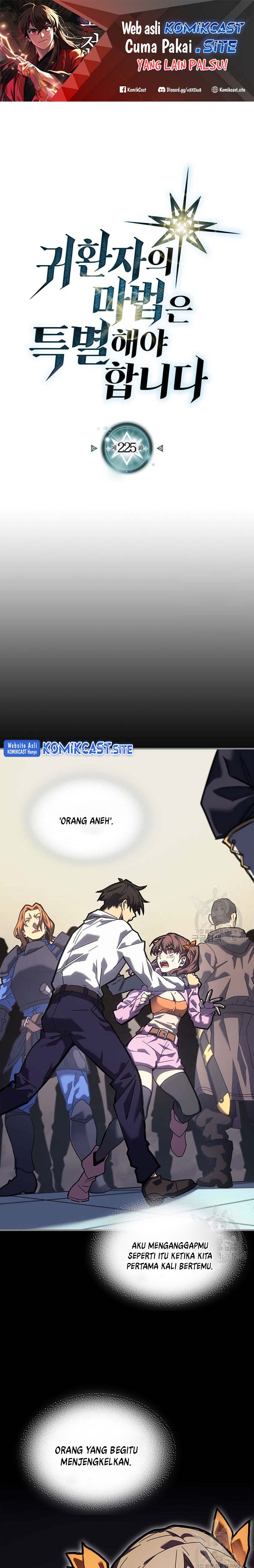 A Returner’s Magic Should Be Special Chapter 225 Bahasa Indonesia