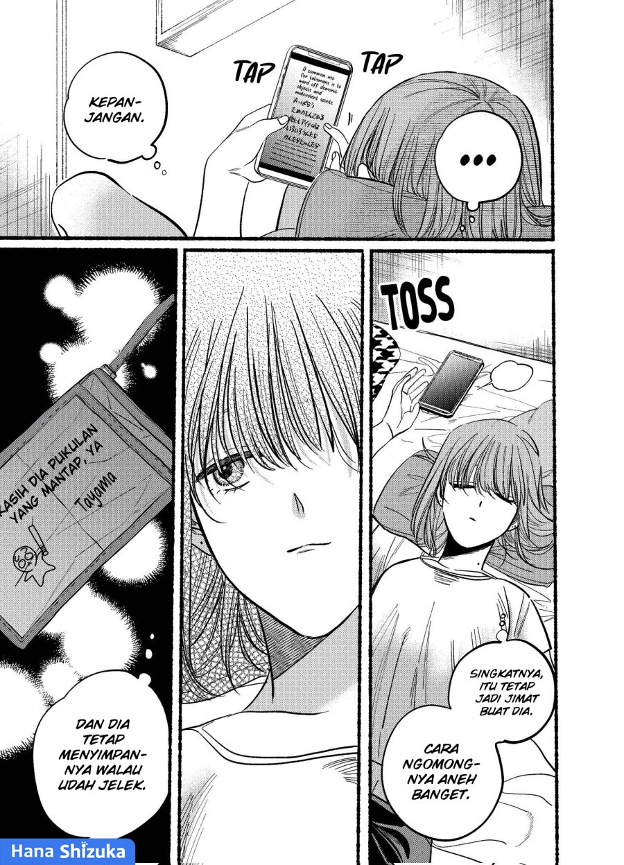 A Story About Smoking at the Back of the Supermarket (Super no Ura de Yani Suu Futari) Chapter 21.1 Bahasa Indonesia
