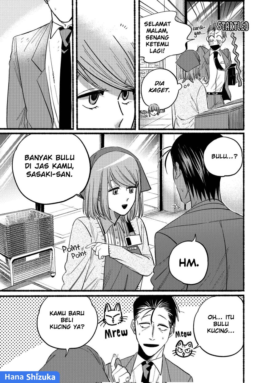 A Story About Smoking at the Back of the Supermarket (Super no Ura de Yani Suu Futari) Chapter 21.2 Bahasa Indonesia