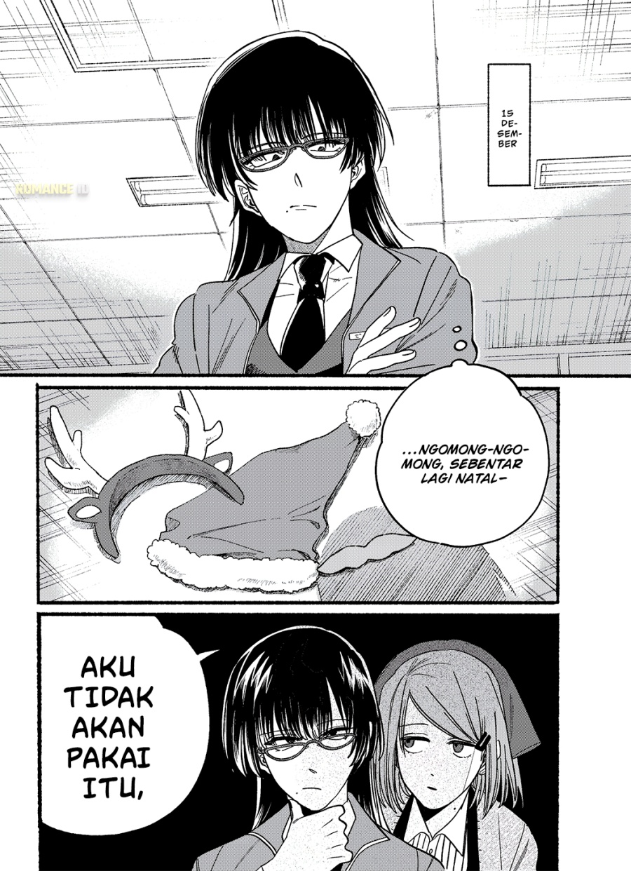 A Story About Smoking at the Back of the Supermarket (Super no Ura de Yani Suu Futari) Chapter 26.5 Bahasa Indonesia