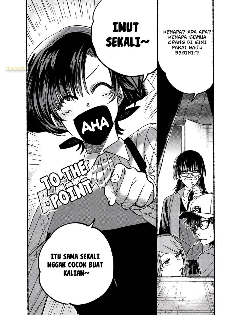 A Story About Smoking at the Back of the Supermarket (Super no Ura de Yani Suu Futari) Chapter 26.5 Bahasa Indonesia